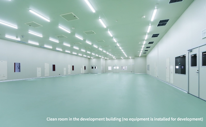 Clean room in the development building